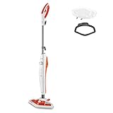 Polti PTEU0273 Vaporetto SV420_Frescovapir Balai Vapeur avec Brosse Vaporforce, 1500 W, Blanc/Orange