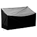Produktbild Callni Schutzhülle für Gartenbank 3 Sitzer Abdeckhauben für Bänke Wasserdichtes 420D Oxford-Gewebe Gartenbank Abdeckung 163x66x63/89CM Schwarz