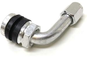 STREETPARTS24 Alu Winkelventil 90° Reifen Ventil für Roller Scooter Mofa Moped