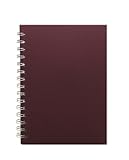 eco notebook with pen  Pink Pig A5 Posh Lined Eco Notebook - Aubergine