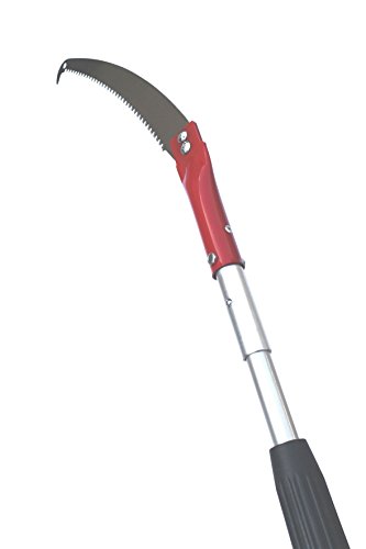 FenWi Teleskop Profi Baumsäge mit gebogener Haken Astsäge und 4,10m Aluminium-Teleskopstange als Baum-Entaster (bis zu 6,50m Höhe sägen) - 7