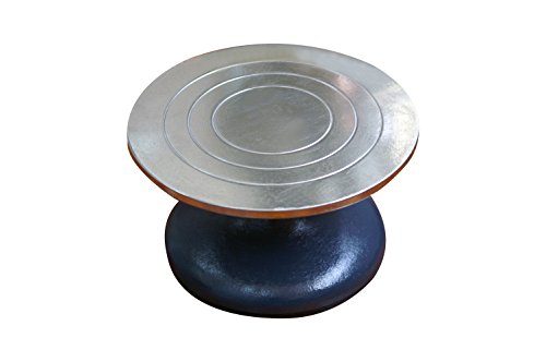 Tristar Tournette de table en acier 18 cm Bleu/Chrome