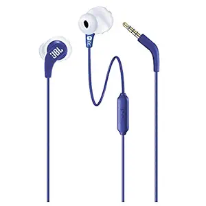 JBL Endurance Run by Harman Wired in Ear Earphone with Mic (Blue)