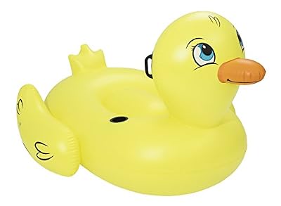 Bestway Bouée gonflable géante chevauchable Canardiamètre Fashion 186 x 127
