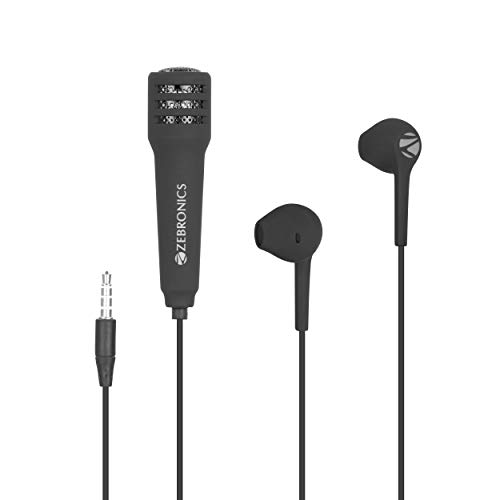Zebronics Singer Wired Earphone with 