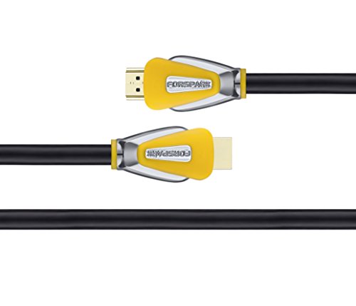 HDMI-Kabel, 1.3m, von FORSPARK– HDMI 2.0 (4K) – 18Gbps, 26AWG,– Für 4K/HDTV‘s, Xbox 360, Xbox One, PS3, PS4, Apple TV, TV-Empfänger, Computer, Blu Ray, Roku-kompatibel - 4