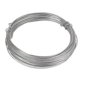 15 Metre 1.6mm Heavy Duty Garden Wire Galvanised Wire Metal Fencing Wire Outdoor