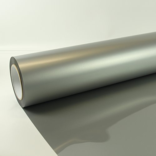 1m x 0,5m Poli-Flex Premium Folie Silber 430 Flexfolie Buegelfolie Poli-Flex