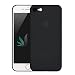 Produktbild i-Spring iPhone 8/iPhone 7 Design Hülle Matt Schwarz [Transparent] 0.35mm Höchste Qualität Ultra Dünn Passt Perfekt Handy Schutzhülle Bumper Case 4.7 Zoll (Schwarz Transparent)