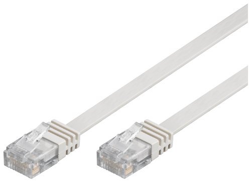 Wentronic CAT5e Netzwerkkabel (2x RJ45, 0,5m) weiß