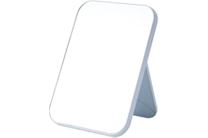 flyorigin Espejo Super HD Espejo de Mesa Soporte Plegable Maquillaje Espejo sin Manos/Espejo de Mano