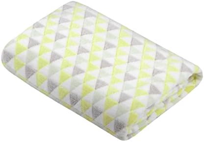 Lovely Casa Cacti Blanket Throw, Polyester, yellow, 130 x 160 cm