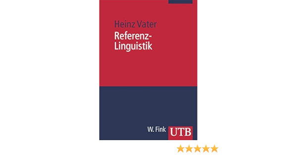 Referenz Linguistik Amazon De Vater Heinz Bucher
