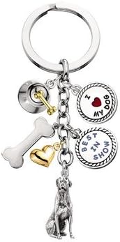 Rottweiler - I Love My Dog Keyring