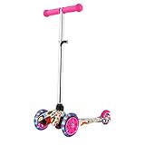▶Eigenschaften: ▶1. Sicherheit 3-Rad-Design & lehnen, um Funktion zu drehen: Einzigartige 3-Rad-Design gibt dem Kick-Roller sowohl zusätzliche Stabilität und Sicherheit. Die dreieckige solide Struktur rollt nicht, Kinder können das Körpergewicht verwenden, um sich nach rechts und links zu neigen, und sie sind nicht leicht zu rollen, wenn sie gespielt werden. Verstärken Sie die Verdickung Anti-Rutsch-Pedal und 3-Rad-Design machen das Fahren Spaß und einfach für Kinder jeden Könnens.