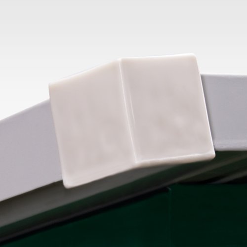 XL Gerätehaus Metall verzinkt 8,38m³ inkl. Schiebetüren und Fundament Geräteschuppen Grün Gerätehaus Metallgerätehaus Farbauswahl - 4