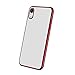 Price comparison product image Upxiang Luxury Ultra Slim Silicone Clear Case Cover for iPhone XS MAX / XS / XR 6 Colors (XR Red, For iPhone XR)