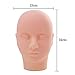 MYSWEETY Training Mannequin Flat Head Practice Make Up Eye False Lashes Eyelash Extensions Lip Tattoo Practice Model Manikin Head +10 False Lashes + Stainless Steel Clip Forceps
