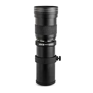 Opteka 420-800mm f/8.3 HD Telephoto Zoom Lens for Sony Alpha A99, A77, A65, A58, A57, A55, A37, A35, A33, A900, A700, A580, A560, A550, A390, A380, A330 and A290 Digital SLR Cameras