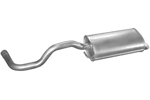 POLM-OSTR Seat Ibiza Endschalldämpfer Auspuff Endtopf