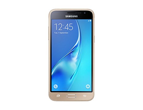 Samsung Galaxy J3, Smartphone libre (5'', 1.5GB RAM, 8GB, 8MP) [Versión española: incluye Samsung Pay, actualizaciones de software y de Bixby, compatibilidad de redes], color Dorado