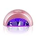 MelodySusie® 12W LED Nail Dryer - LED Nail Lamp for Curing LED Gel Nail Polish, Violetili Portable Professional Nail Dryer for Nail Art at Home and Salon (Pink)