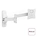 Price comparison product image Hama Ultraslim Full Motion Wall Bracket for 26 inch TV with Two Arm - White