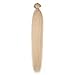 Beauty7 100% Remy Human hair Extension 200 strands Pre Bonded Tipped U tip/Nail tip Hair Extension Straight Hair Blonde Hair Color (#24) 18'' 20''22'' 24'' 100g (20''(51cm))