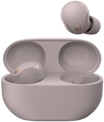 Sony WF-1000XM5 Cuffie Wireless con Noise Cancelling, Bluetooth, Cuffie in-ear con Microfono, 24 ore di durata della Batteria, Ricarica rapida, IPX4, Alexa e Google Assistant, iOS e Android -Rosa Fumé