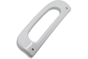 ANAKEL HOME Recambio Tirador Frigorífico 00483078 Compatible con Balay, Bosch y Lynx | 21cm x 17cm Distancia entre Agujeros, Color blanco