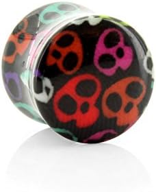 We Love Heikichi Ear Plug Skulls AP08 -  Multicolour - 
