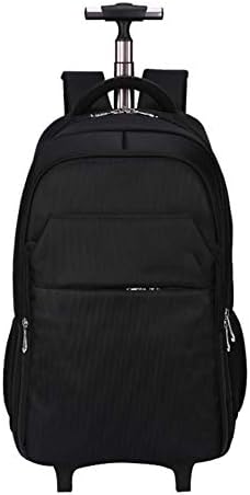 DYYTR Super Lightweight Business Travel Wheeled Rolling Laptop PC Tablet Computer Trolley Backpack Suitcase Hand Luggage Cabin Approved Bag Case Organiser With Overnight Compartment