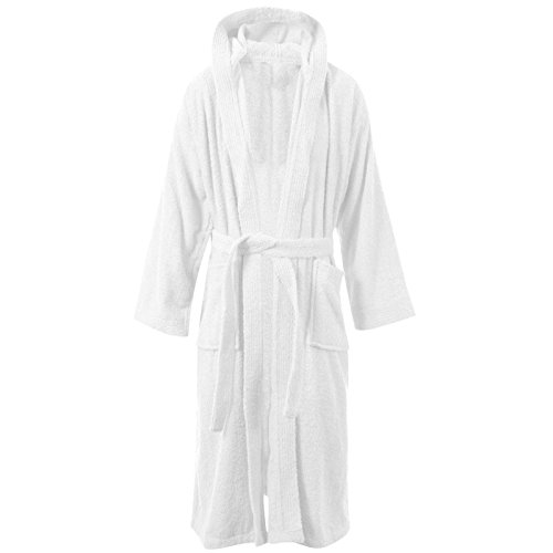 MyShoeStore Womens Mens 100% Luxury Egyptian Cotton Super Soft Terry Towelling Bath Robe Unisex Ladies Dressing Gowns Towel Bathrobe Nightwear Housecoat One Size