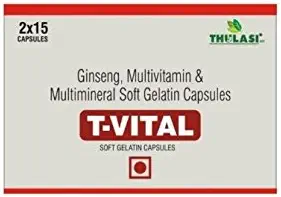 Thulasi Tvital Ginseng, Multivitamin Supplement(15 X 2 Blisters)