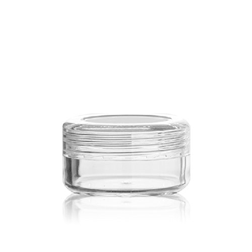 Pauler Vickers 15Pcs 3ml Cosmetic Empty Jar Pots for Eyeshadow Makeup Face Cream Lip Balm Container