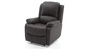 Urban Ladder Tribbiani Recliner (Colour : Chocolate Brown Leatherette)