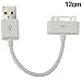Produktbild KRS - IK2W - kurzes Lade Sync Kabel Ladekabel Datenkabel Charger lang für Apple Iphone 2G 3G 3GS 4G 4GS Ipod Touch Ipad Weiss