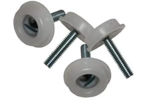 NA2 4x Headboard Bolts Screws for Divan Bed with Plastic Washers - headboard screws and bolts for Divan Beds (4x Headboard Screws x 4x Headboard Washers)