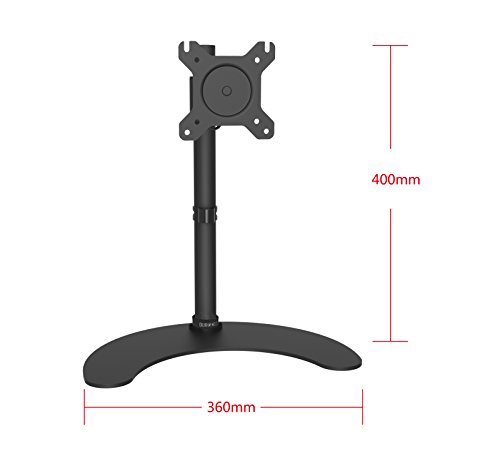 Duronic DM25D1 Monitor-Standfuß für einen LCD /LED Computer Bildschirm / Fernsehgerät mit Neig, Schwenk und Rotierfunktion - 6