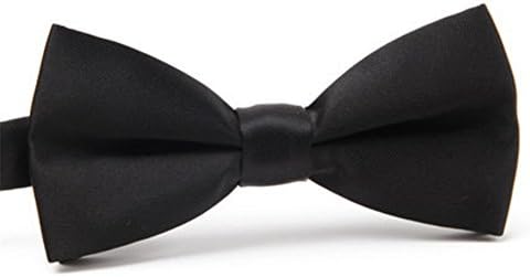 Refosian Men's Classic Pre-Tied Formal Tuxedo Bow Tie Adjustable Length - Many Colors Available