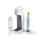 Soda Trend 06281 Wassersprudler Classic, weiß inkl. PET-Flasche 850ml u. CO2 Zylinder 60l | Wasserspender für Sprudelwasser | Wassersprudlergerät Soda Trend 06281 Wassersprudler Classic, weiß inkl. PET-Flasche 850ml u. CO2 Zylinder 60l | Wasserspender für Sprudelwasser | Wassersprudlergerät