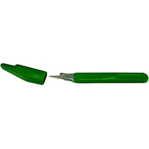Hawe 281152 Coltello Per Sbavatura Plastica – Lama Affilata Intercambiabile, Con Cappuccio, Lunghezza 160 Mm