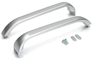 IL CAMPO KIT 2 PEZZI MANIGLIA FRIGO/CONGELATORE COMPATIBLE ** BO- SCH ** CODICE 369551 MODELLO KGS3765IE/09 - COLORE SILVER MF 4
