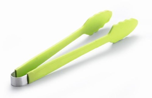 LotusGrill Grillzange Limettengrün! Speziell entwickelt für den raucharmen Holzkohlegrill/Tischgrill