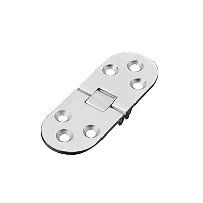 Generic Lot 2pcs Charnière Invisible en Acier Inoxydable pour Armoire Placard - Argent