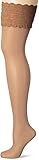 Sombra Pie Wolford Satin Touch 20 Stay-Up Medias, 20 DEN, Beige (gobi 4365), S para Mujer