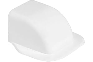 VECAM Curva a Muro per impianti di climatizzazione 80x60mm, Multicolore, 80 x 60 mm