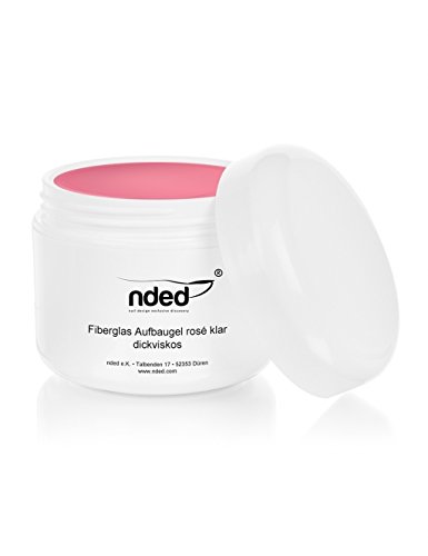nded Fiberglass Builder Gel, Rose clear, Thick viscous, 50 ml, thick viskos, rosa, UV suitable