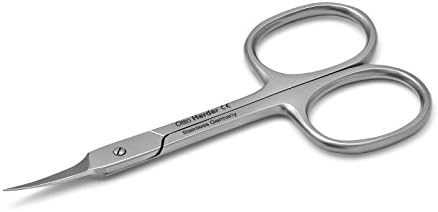 Otto Herder Cuticle Scissors | INOX Stainless steel - Extra sharp - made in Germany - plus a free Crystal Nail File