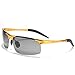 Produktbild Sonnenbrille New Fashion Polarized Driving Sonnenbrille Für Männer Unbreakable Aluminium Magnesium Alloy Frame Uv400 Männliche Sonnenbrille, Gold